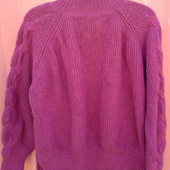 $5/25 Laundry Burgundy Cherry Wine Sweater L - Picture 3 of 7